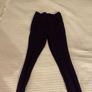 Dark purple lululemon align leggings